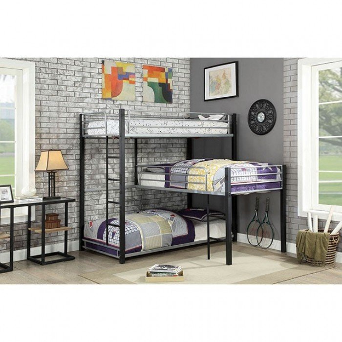 cm-bk919-1.jpg Aubrey Twin Triple Decker Bed - Image 1