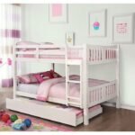 Cameron FullFull Bunk Bed, White