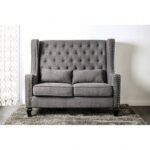 Alicante Love Seat Bench, Gray