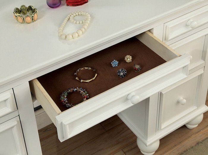 cm-dk6848wh-2.jpg Athy Vanity w Stool - Image 1