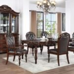 Nouvelle 7 Pc Dining Table Set