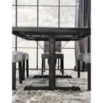 Alfred 6 Pc Dining Table Set w Bench - Image 4