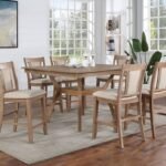 Upminster 7 Pc Counter Ht Table Set