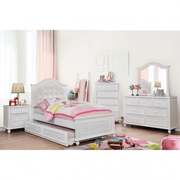 cm7155wh-z_3.jpg Olivia 4 Pc Twin Bedroom Set - Image 1
