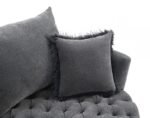 Sofi Button Tufted Swivel Chair - Image 6