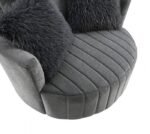 Hoople Channel Tufted Swivel Chair - Image 8