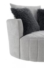 Hoople Channel Tufted Swivel Chair - Image 9