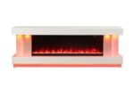 Peseux 71" TV Stand w Electric Fire Place - Image 9