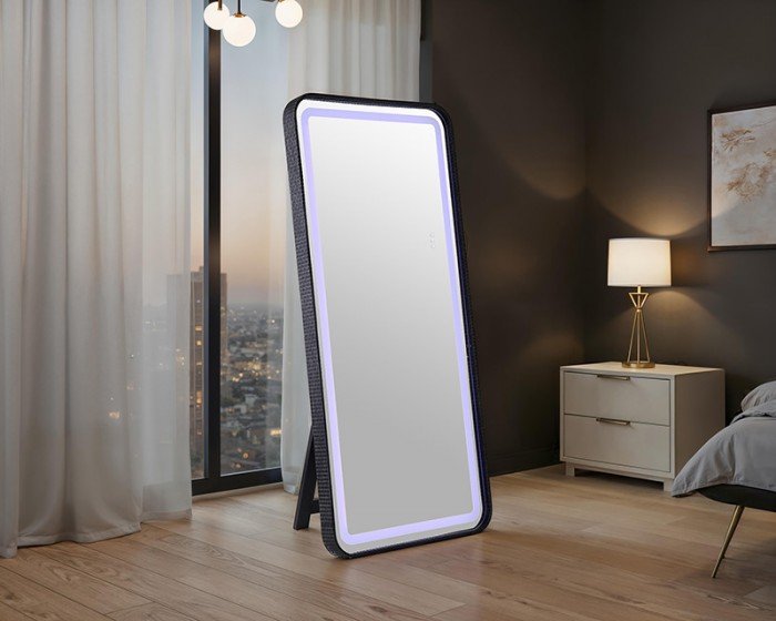 fm-ac8025bk-m-1-z.jpg Kiley Floor Mirror - Image 1