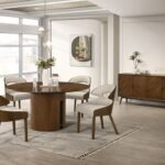 Hillerod 5 Pc. Round Dining Table Set