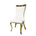 Palazzo Chair, GoldWhite (2CTN)