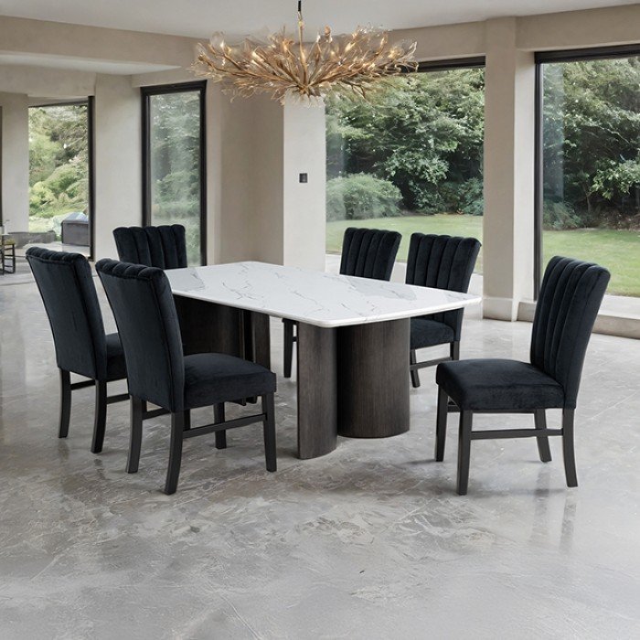 fm34007wh-t-05bk-01.jpg Selsey 7 Pc Dining Table Set - Image 1