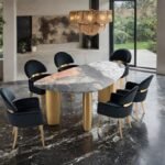 Northwich 7 Pc. Dining Table Set W Black Chair