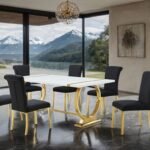 Holbaek 5 Pc 80" Dining Table Set