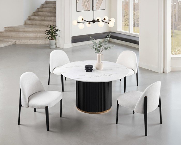 fm37019bk-rt-5pc-1-z.jpg Borden Round Dining Table - Image 1