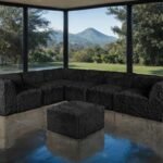 Nappi Large L-Sectional w Ottoman (Compressed Foam)