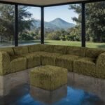 Nappi Large L-Sectional w Ottoman (Compressed Foam)