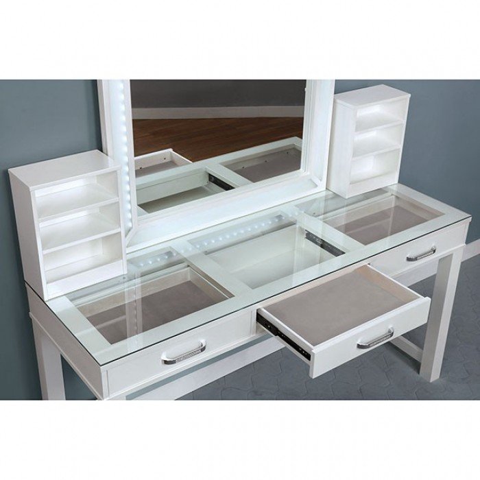 foa-dk5685wh-2.jpg Stephanie Vanity Set - Image 1