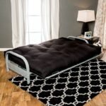Plosh 8" Black Futon Mattress w Spring