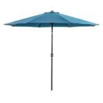 Mora 11' Outdoor Umbrella + 21" Round Base