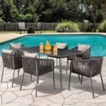 Tushari 8 Pc. Outdoor Dining Set