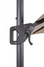 Fida 8 Ft Square Umbrella w Double Top + 37" Large Base - Image 5