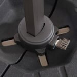 Fida 8 Ft Square Umbrella w Double Top + 37" Large Base - Image 8