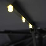 Xico 8 Ft Square Umbrella w Double Top w LED Light + 37" Large Base - Image 7