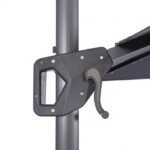 Xico 8 Ft Square Umbrella w Double Top w LED Light + 37" Large Base - Image 3