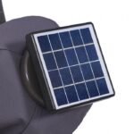 Xico 8 Ft Square Umbrella w Double Top w LED Light + 37" Large Base - Image 9