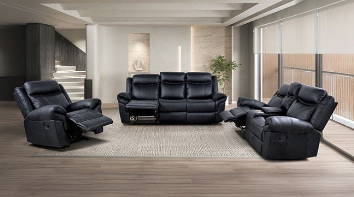 nx6001bk-1_2.jpg Agata Glider Recliner Loveseat - Image 1