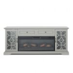 Fidel 74'' TV Console w Electric Fireplace - Image 9