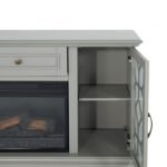 Fidel 74'' TV Console w Electric Fireplace - Image 7